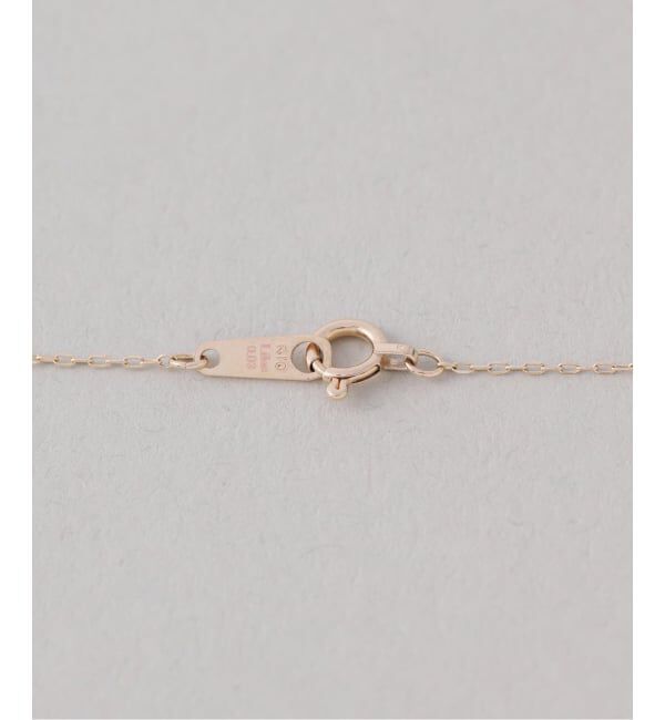 Lilas by Spick&Span「《予約》プチダイヤペアシェイプネックレス K10」|ネックレス|