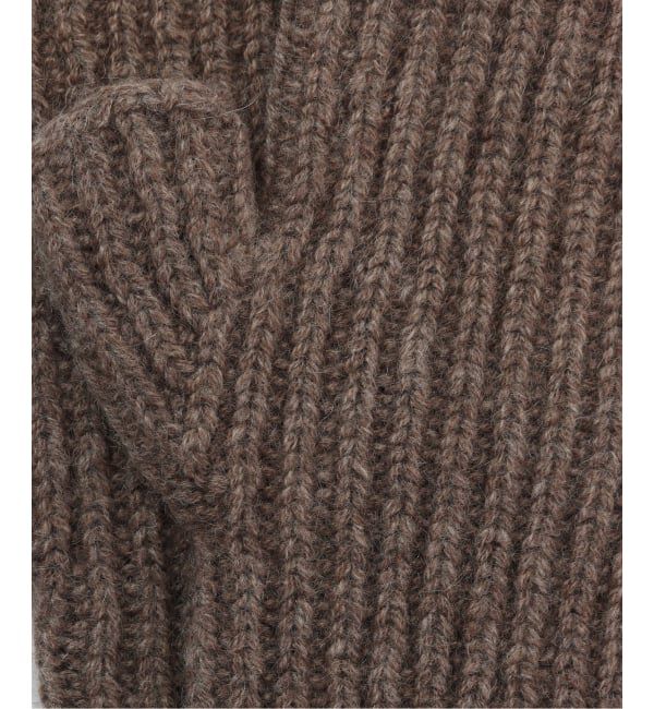  「WILLIAM BRUNTON/ウィリアム ブラントン カシミヤ リブウォーマー」|手袋|