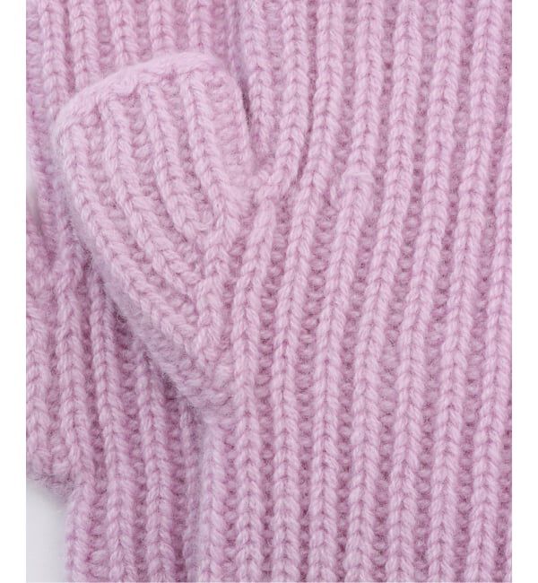  「WILLIAM BRUNTON/ウィリアム ブラントン カシミヤ リブウォーマー」|手袋|