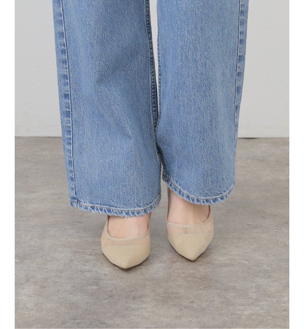  「《追加》5cmポインテッドチュールドットパンプス」|パンプス|