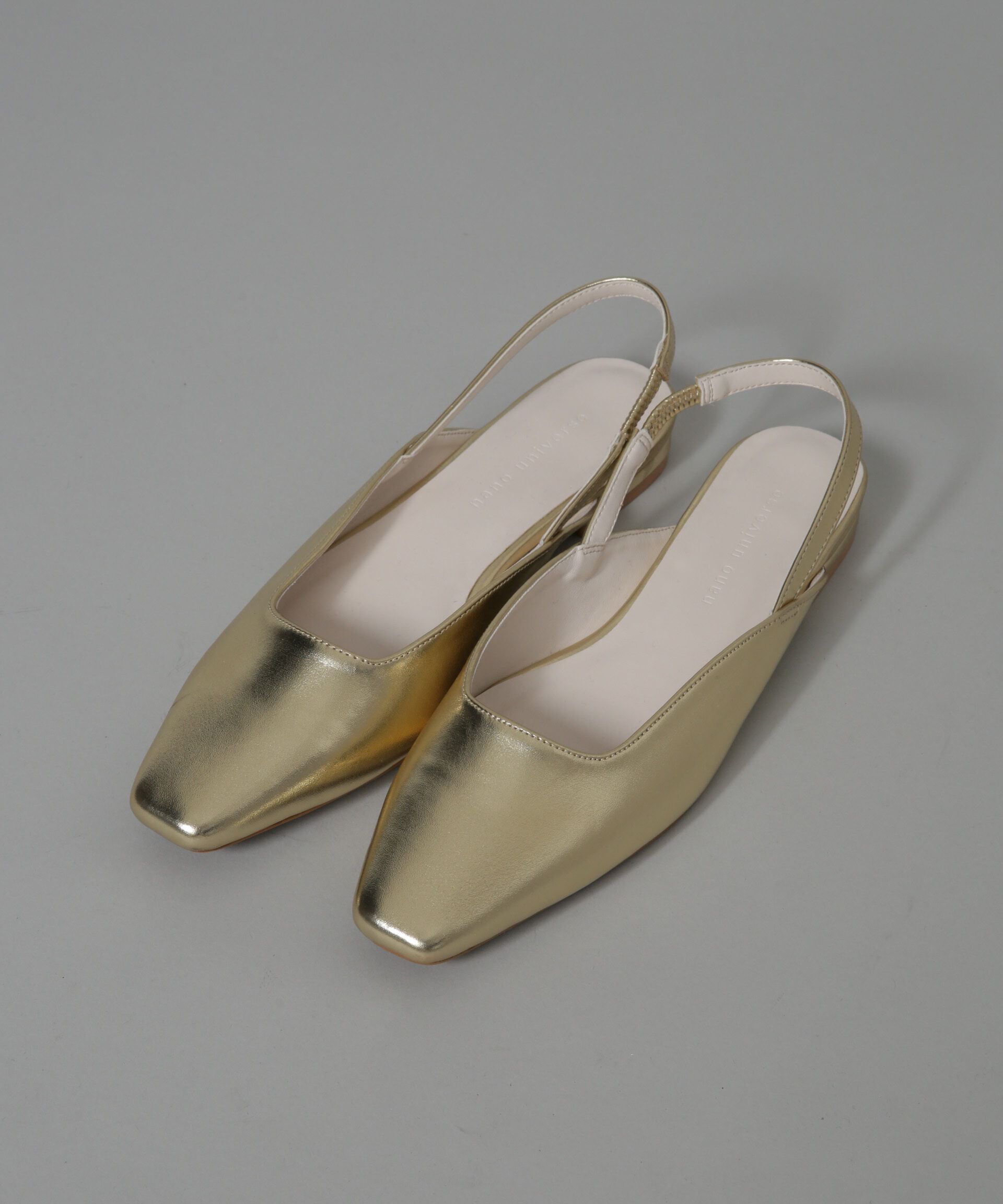 nano･universe「バックストラップスクエアトゥサンダル」|サンダル|