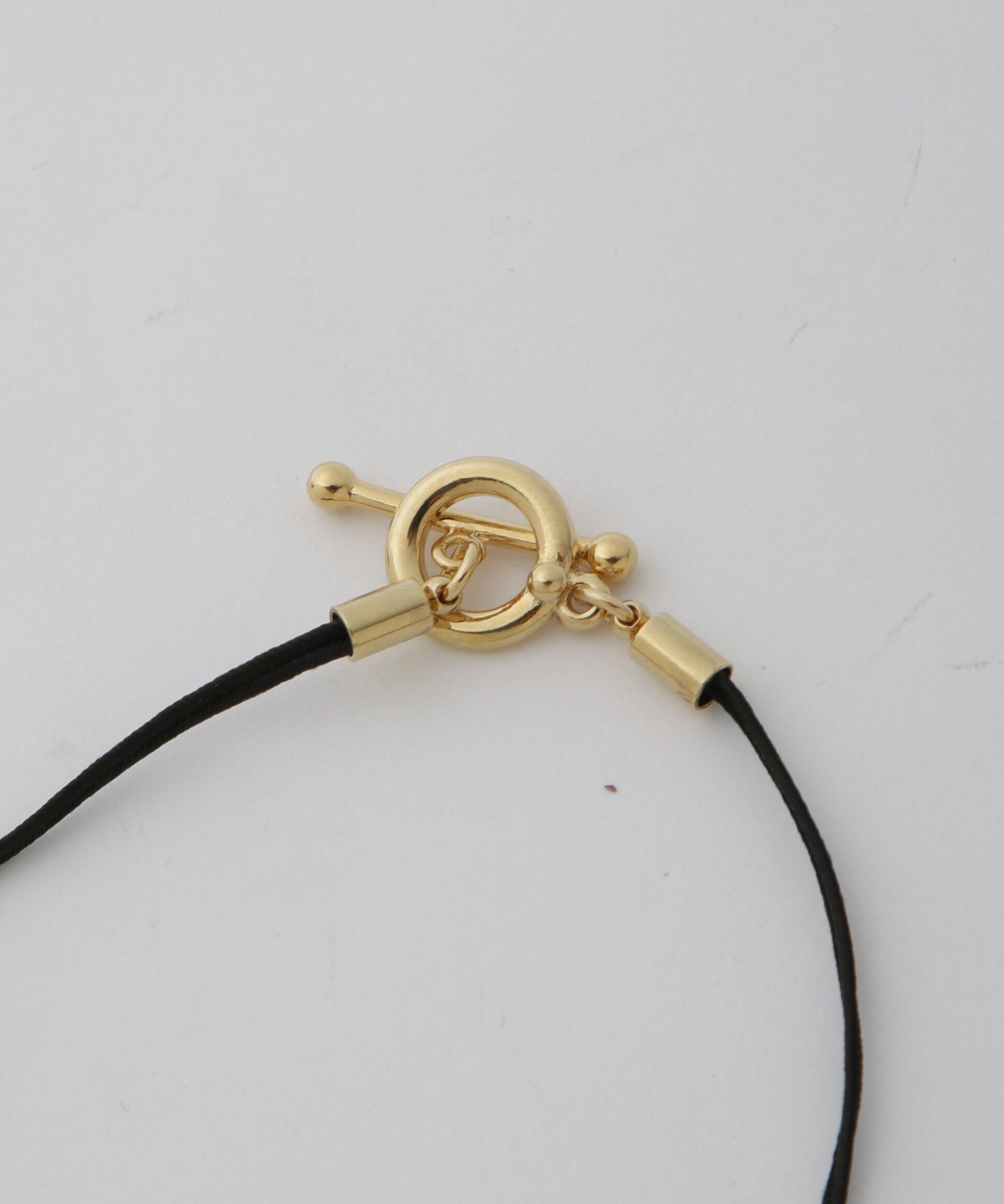 nano･universe「PHILIPPE AUDIBERT/Marta cord necklace ゴールド」|ネックレス|