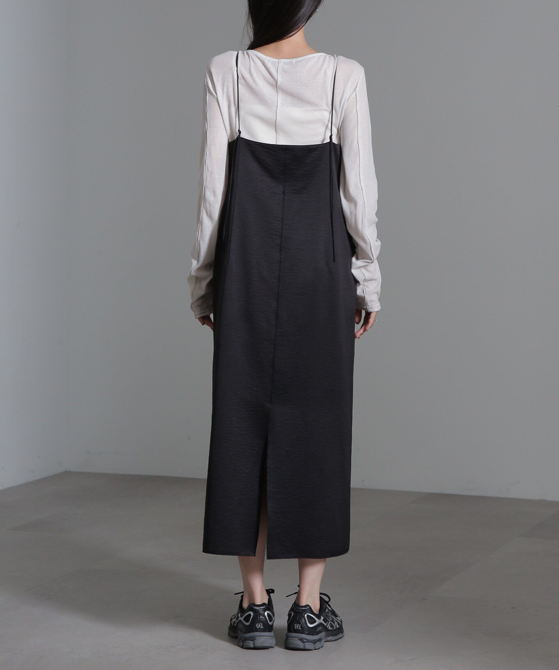 nano･universe「シアーパーツキャミワンピース」|ワンピース|