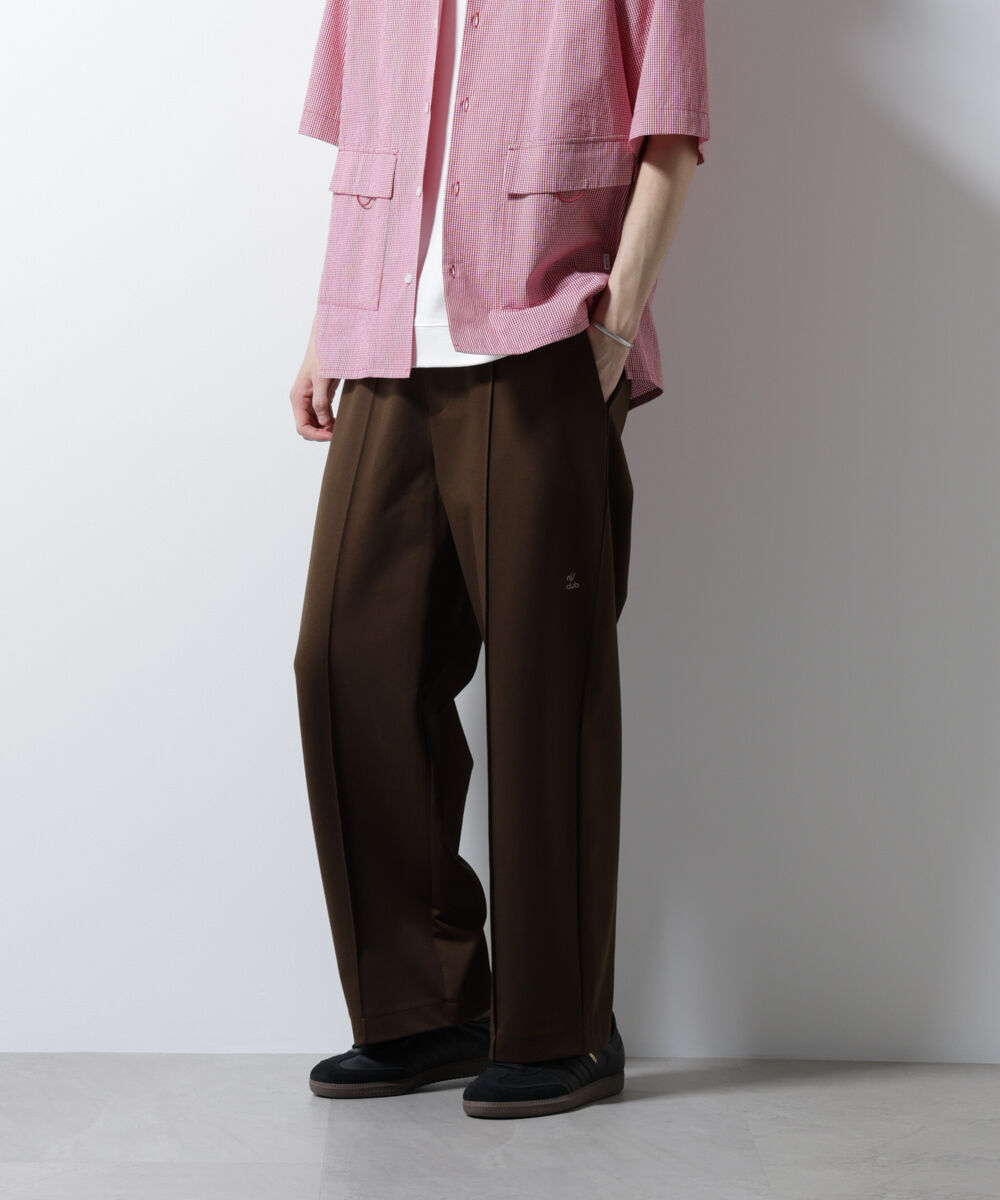 nano･universe「「NJ/CLUB」ドレストラベルトラウザーズ」|チノ|ブラウン