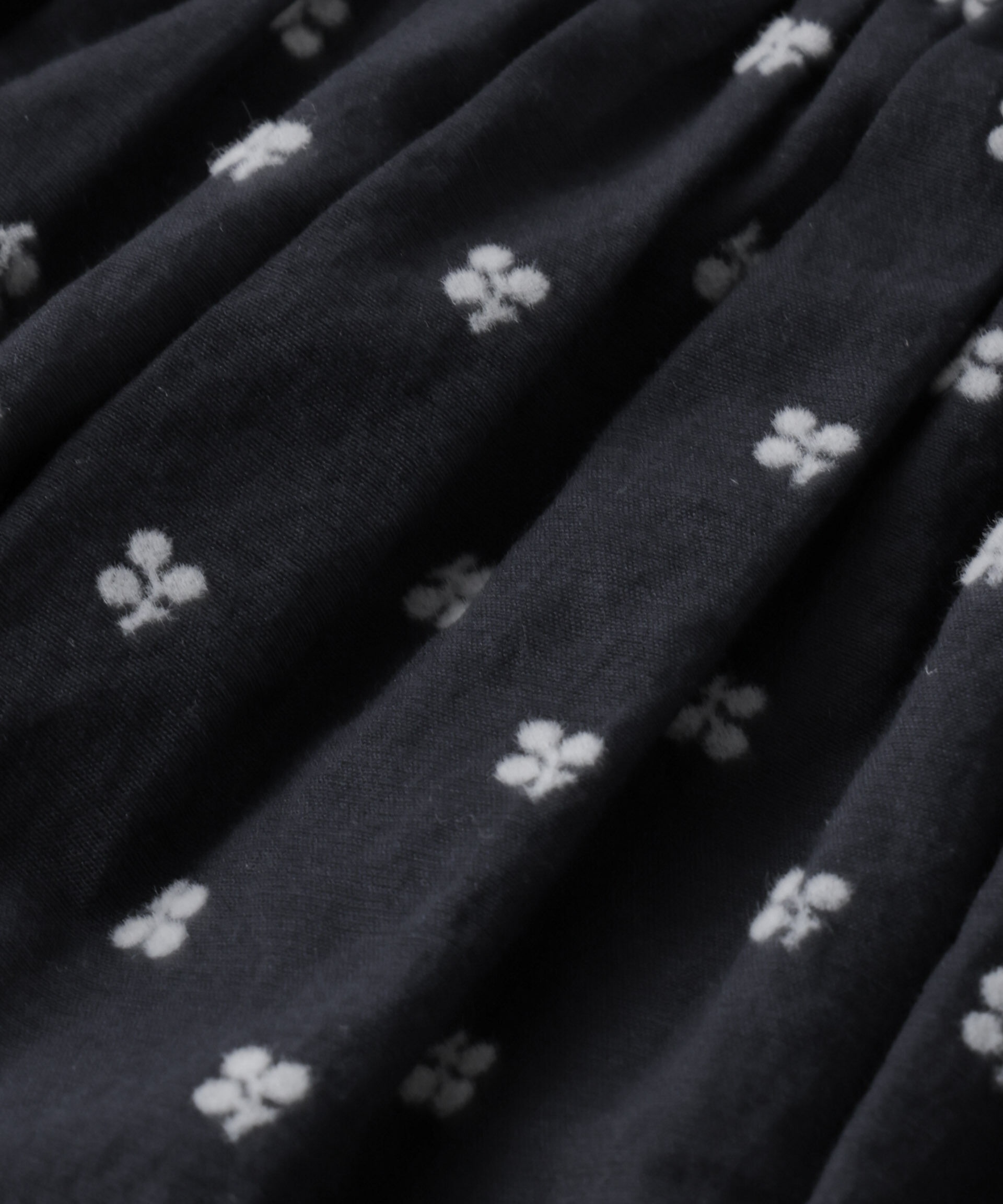 nano･universe「made in india コットンフロッキーフラワースカート」|スカート|