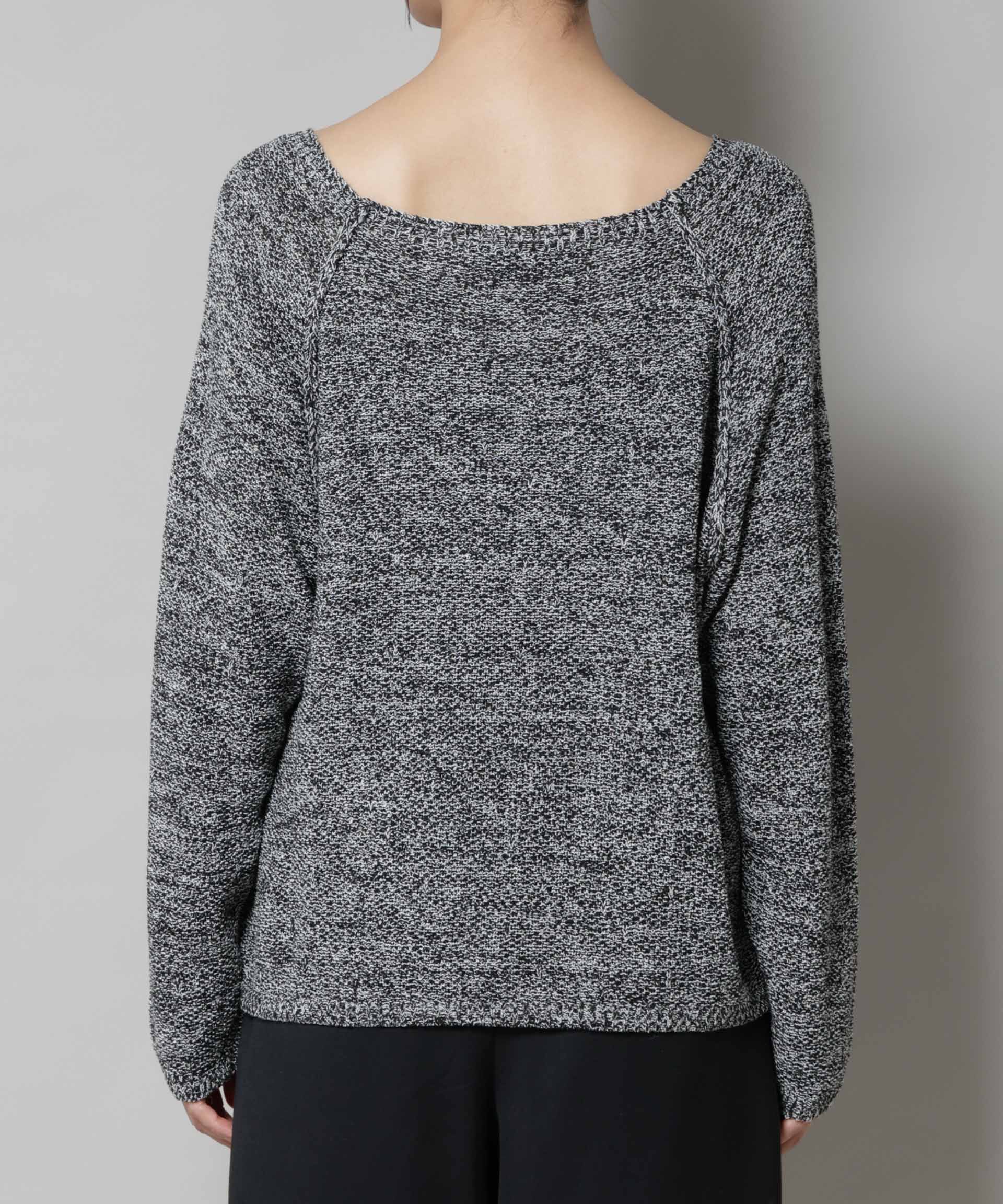 nano･universe「メランジクルーネックニット」|ニット・セーター|