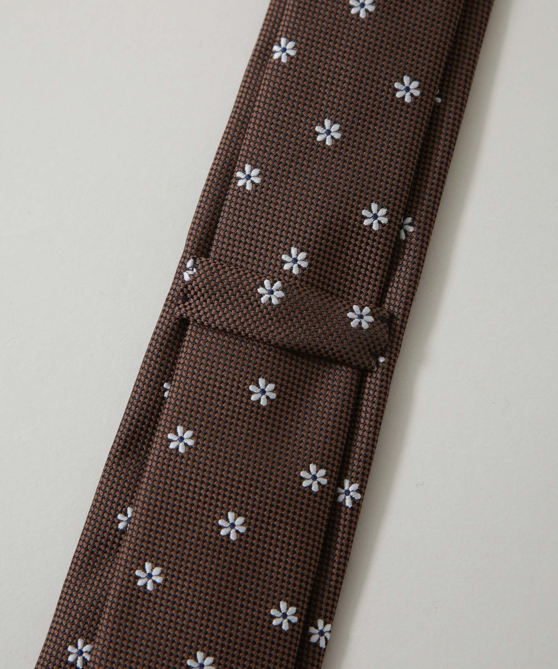 nano･universe「京都西陣ウォッシャブルフラワーモチーフネクタイ」|ネクタイ・蝶ネクタイ|