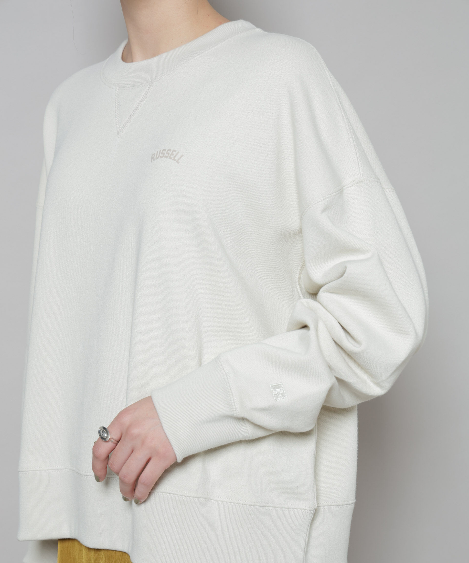 nano･universe「RUSSELL ATHLETIC/別注 Mini Logo Crewneck Sweat」|Tシャツ・カットソー|
