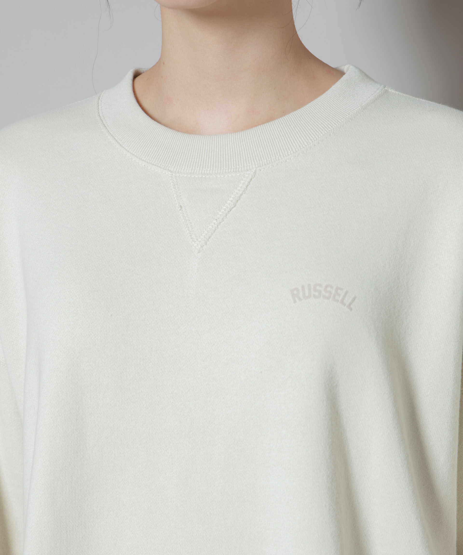 nano･universe「RUSSELL ATHLETIC/別注 Mini Logo Crewneck Sweat」|Tシャツ・カットソー|