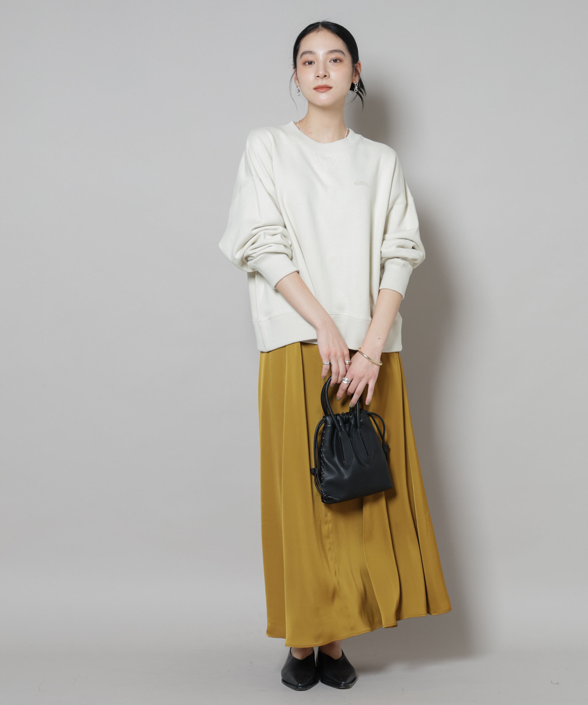 nano･universe「RUSSELL ATHLETIC/別注 Mini Logo Crewneck Sweat」|Tシャツ・カットソー|