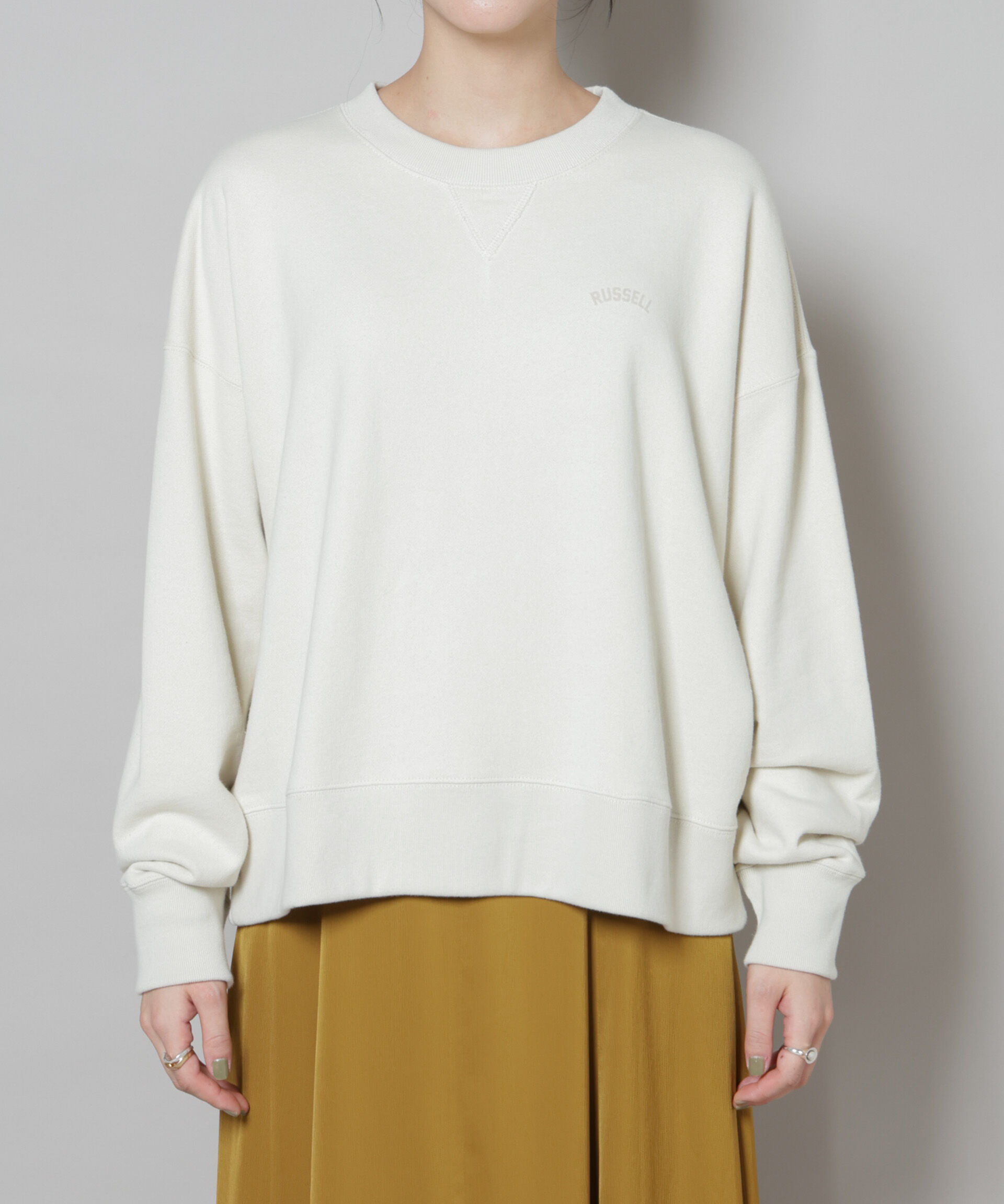 nano･universe「RUSSELL ATHLETIC/別注 Mini Logo Crewneck Sweat」|Tシャツ・カットソー|