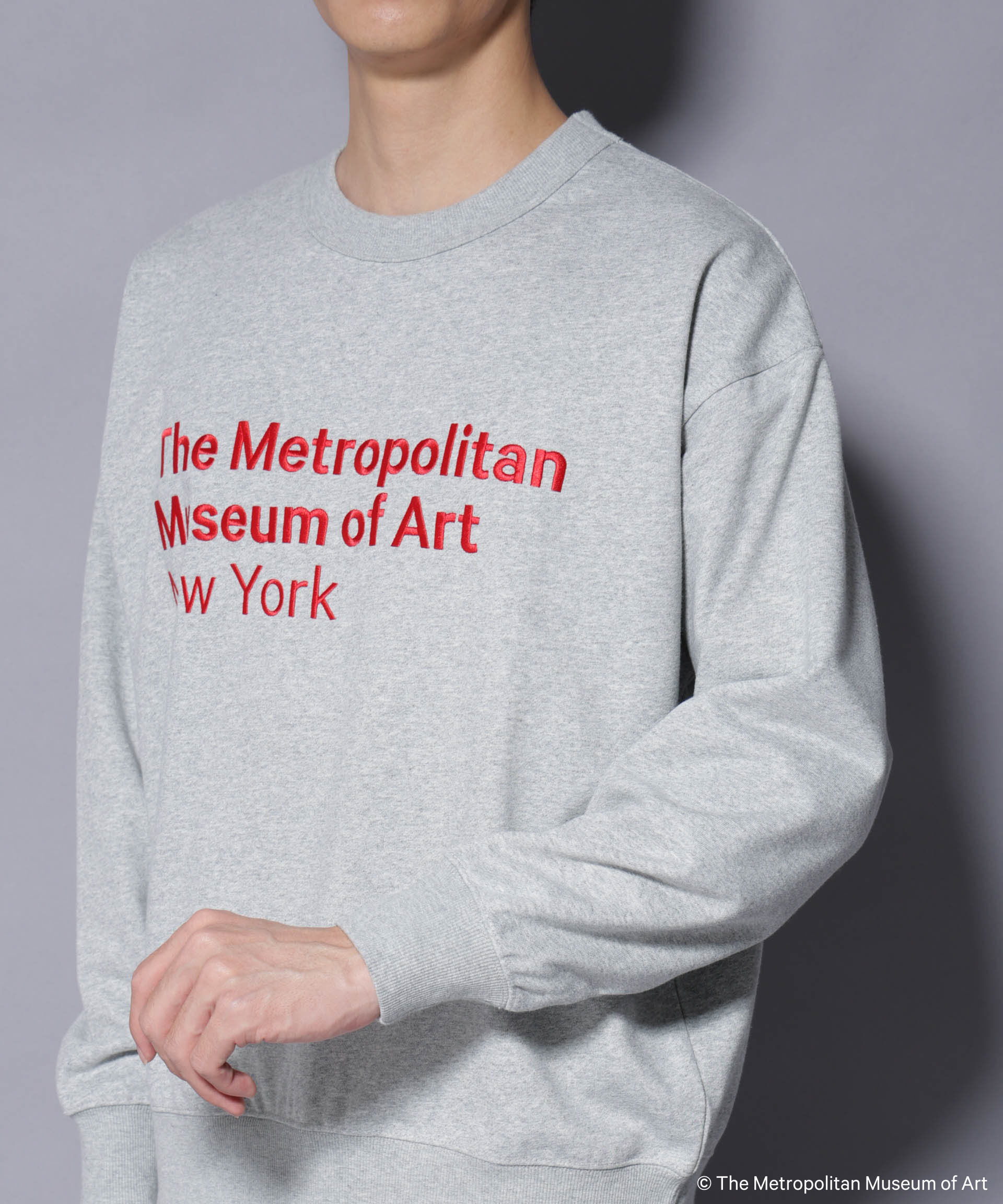 nano･universe「「The Met」 リーガルネーム刺繍 スウェット」|Tシャツ・カットソー|