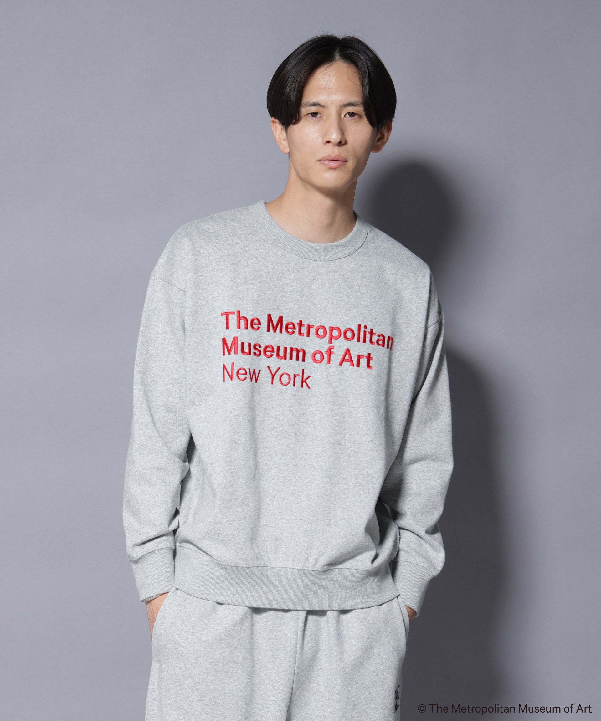 nano･universe「「The Met」 リーガルネーム刺繍 スウェット」|Tシャツ・カットソー|