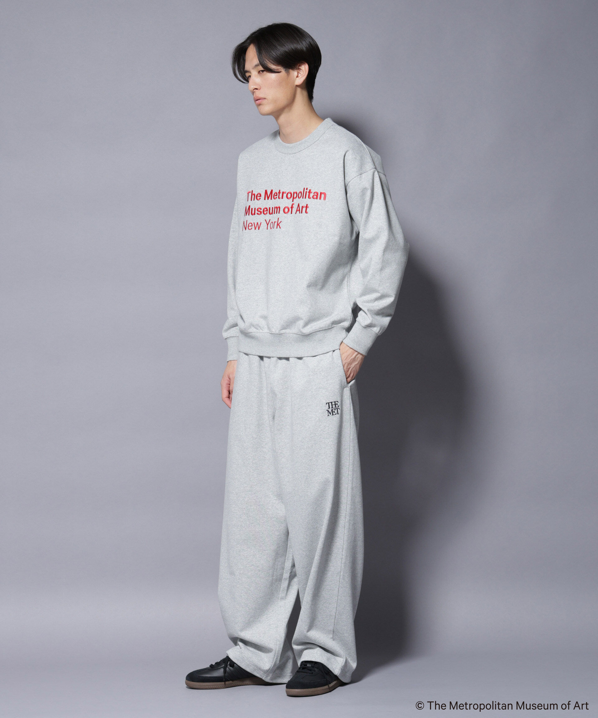 nano･universe「「The Met」 リーガルネーム刺繍 スウェット」|Tシャツ・カットソー|