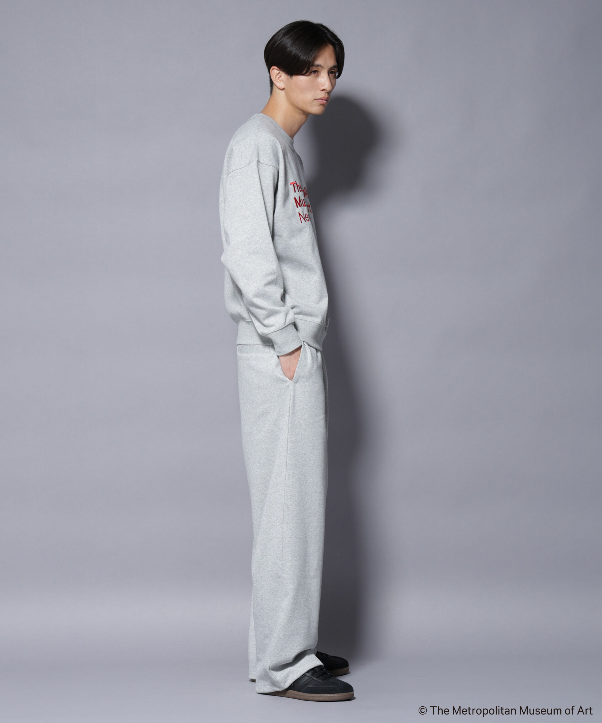 nano･universe「「The Met」 リーガルネーム刺繍 スウェット」|Tシャツ・カットソー|