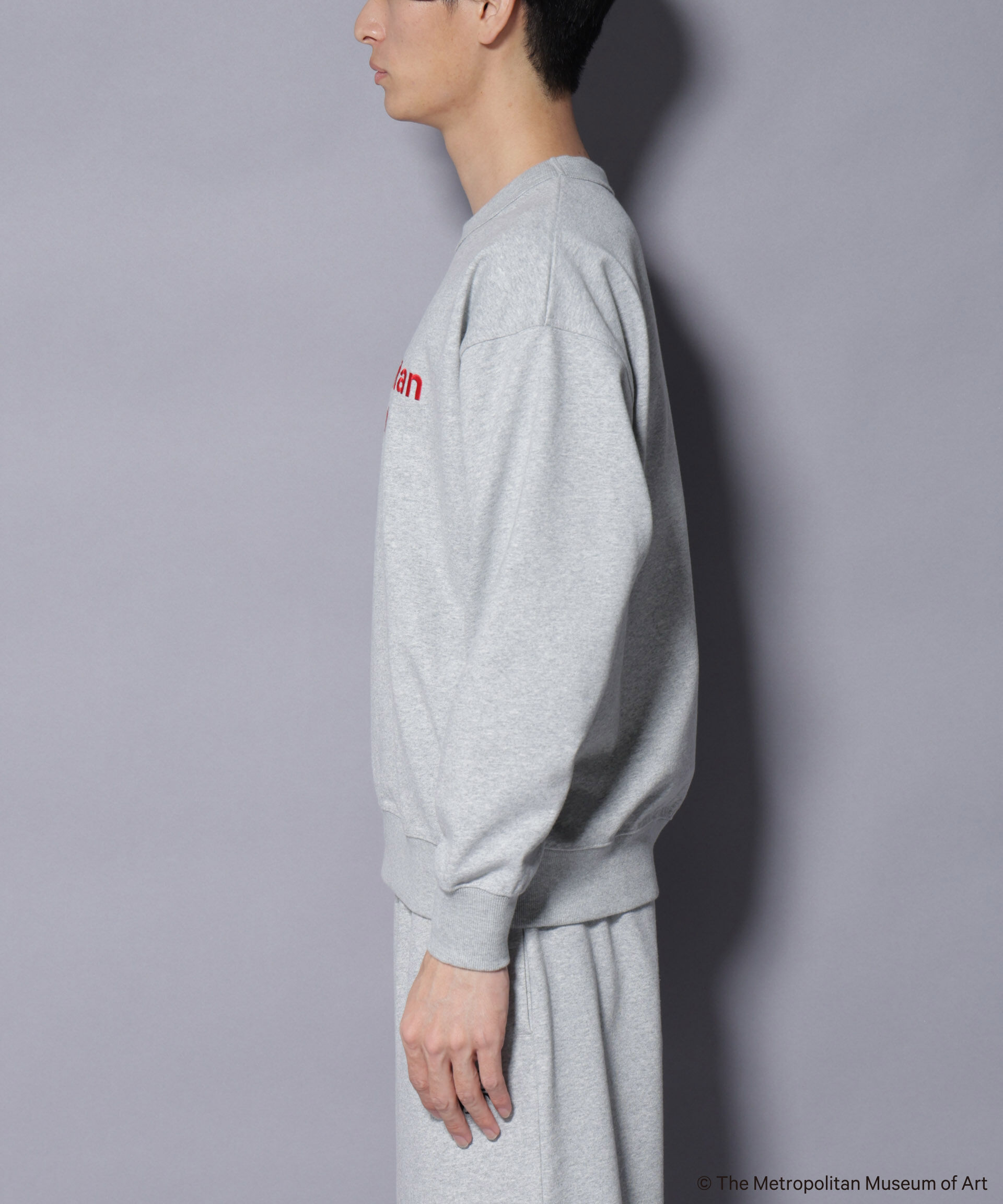 nano･universe「「The Met」 リーガルネーム刺繍 スウェット」|Tシャツ・カットソー|