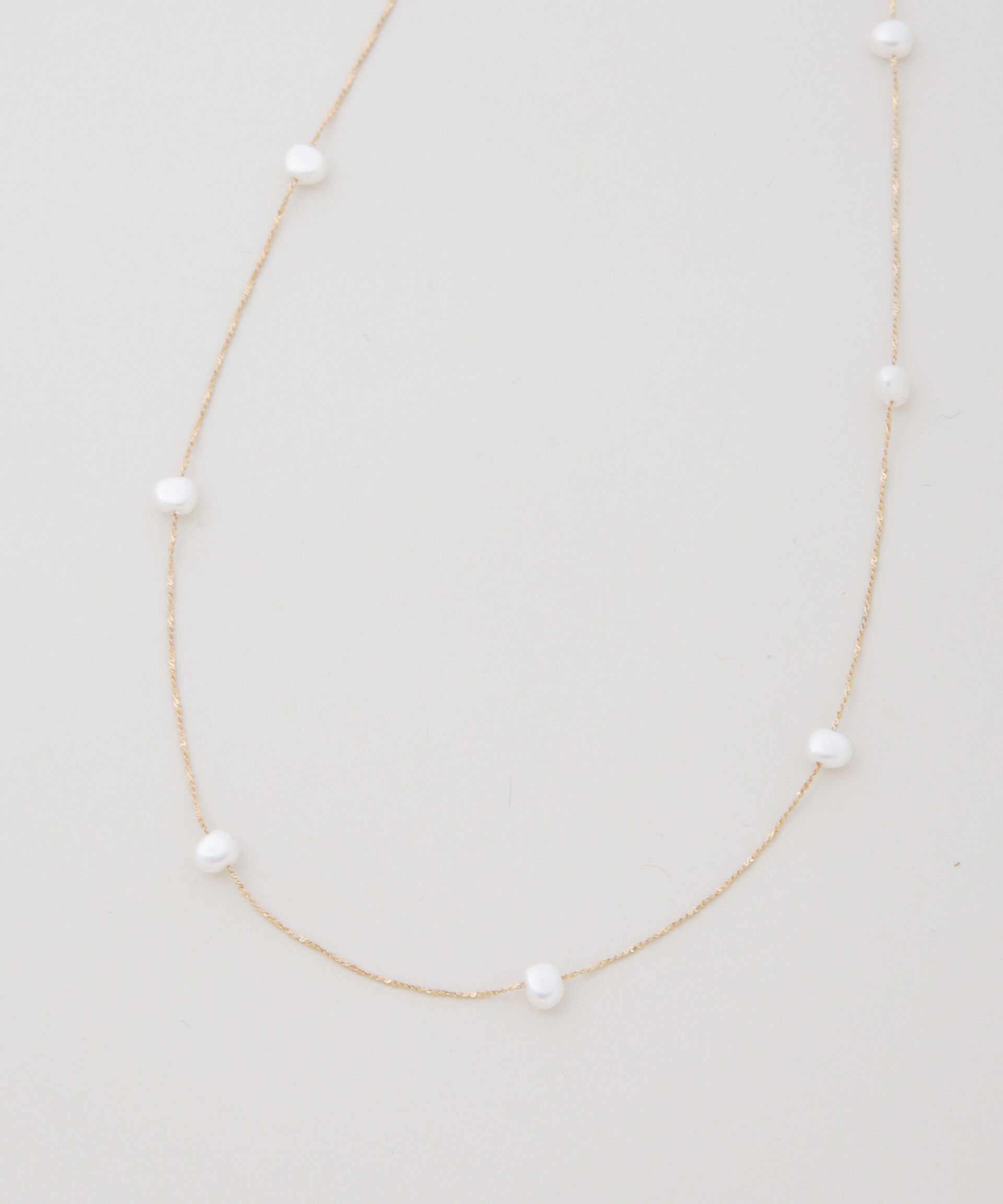 nano･universe「イミテーションパールチェーンコンビネックレス」|ネックレス|