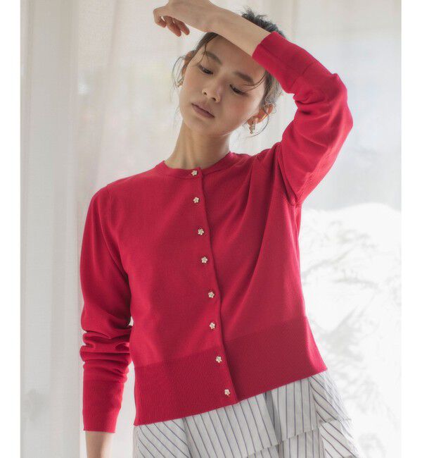 組曲「フラワーメタル ニット カーディガン」|カーディガン|チェリー