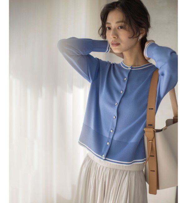 組曲「フラワーメタル ニット カーディガン」|カーディガン|ブルーベース