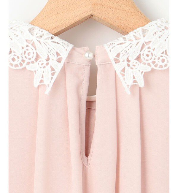 組曲「【WEB限定・2WAY】ジョーゼットシフォンレース襟 ブラウス」|シャツ・ブラウス|