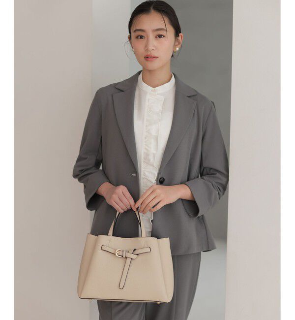 組曲「【WEB限定】ジョーゼットジャージー ジャケット」|テーラードジャケット|