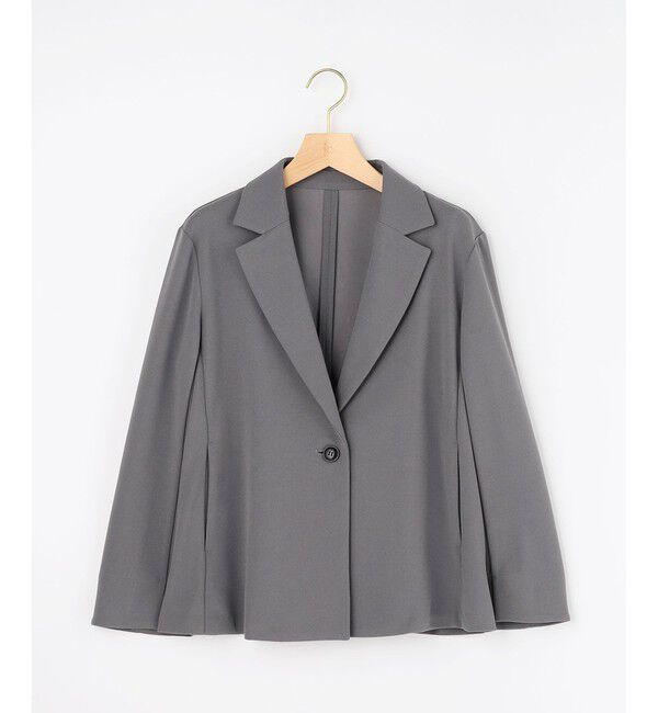 組曲「【WEB限定】ジョーゼットジャージー ジャケット」|テーラードジャケット|