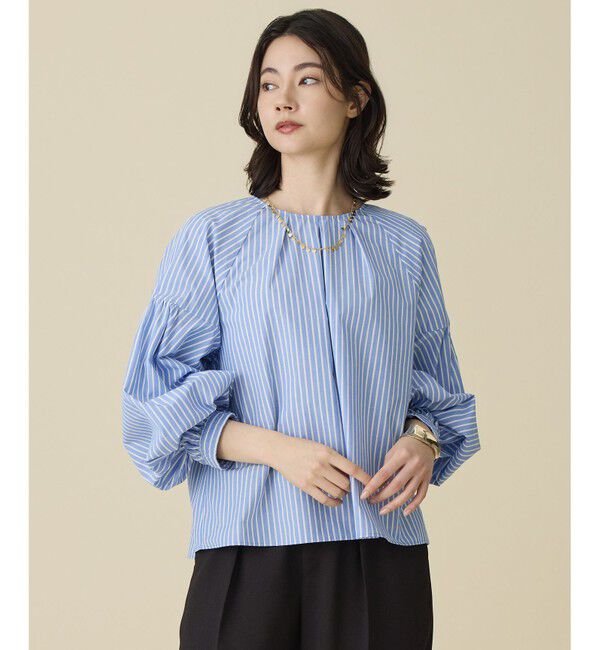 自由区「ボリュームスリーブ ブラウス」|シャツ・ブラウス|ｻｯｸｽｽﾄ