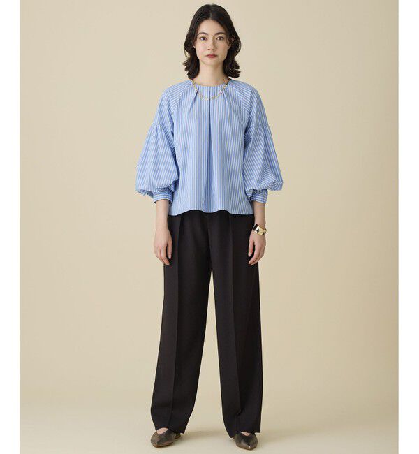 自由区「ボリュームスリーブ ブラウス」|シャツ・ブラウス|