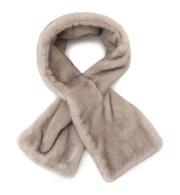 23区「フェイクファー ティペット」|マフラー|