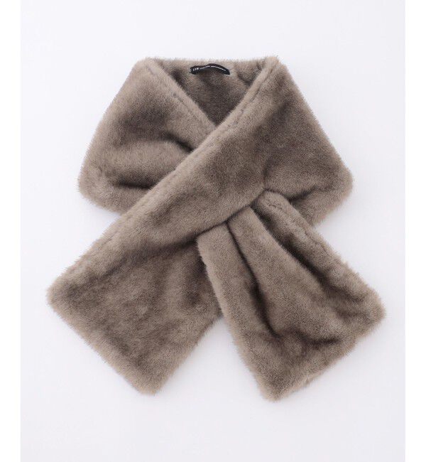 23区「フェイクファー ティペット」|マフラー|