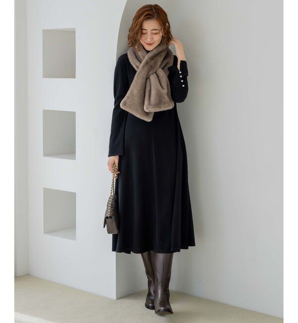 23区「フェイクファー ティペット」|マフラー|