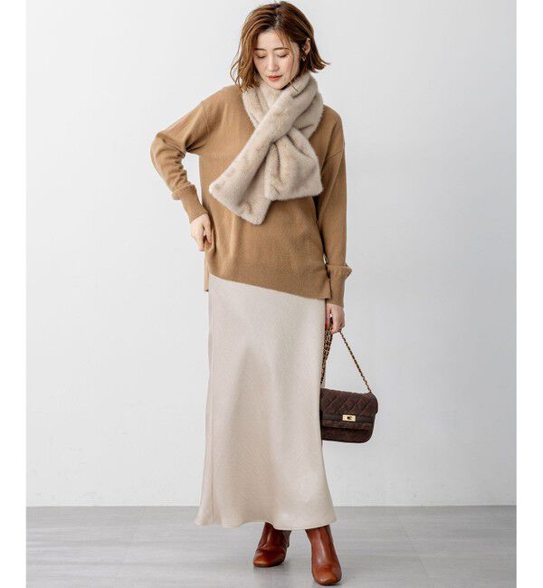 23区「フェイクファー ティペット」|マフラー|