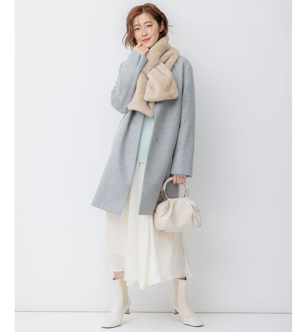 23区「フェイクファー ティペット」|マフラー|