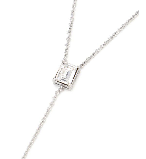 23区「ラインストーン ラリエット ネックレス」|ネックレス|シルバー系