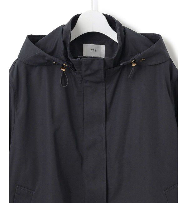23区「【VERY3月号掲載/撥水加工】ライトツイル フーディーアウター」|ミリタリー・モッズコート|
