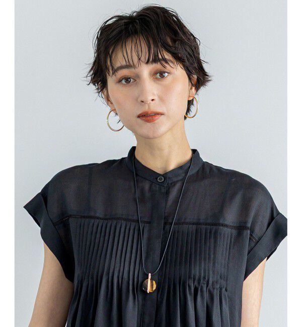 23区「ラウンドストーン ネックレス」|ネックレス|