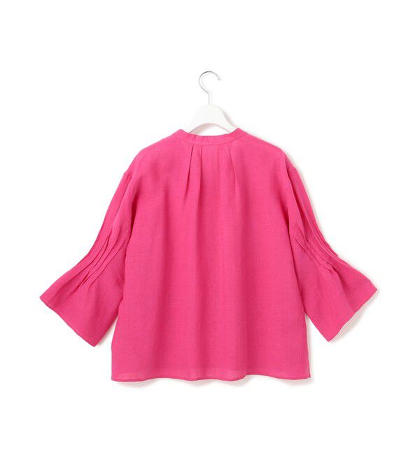 23区「【洗える】LIBECO タックスリーブ シャツ」|シャツ・ブラウス|