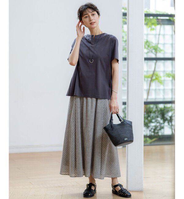 23区「【Oggi8月号掲載】フープトップ ネックレス」|ネックレス|