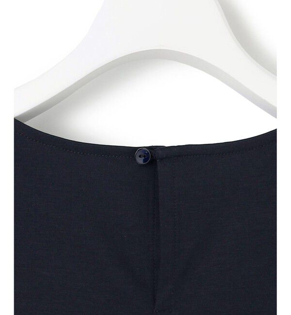 23区「【汗じみ防止加工】スカーフプリントコンビ フレンチスリーブ カットソー」|Tシャツ・カットソー|