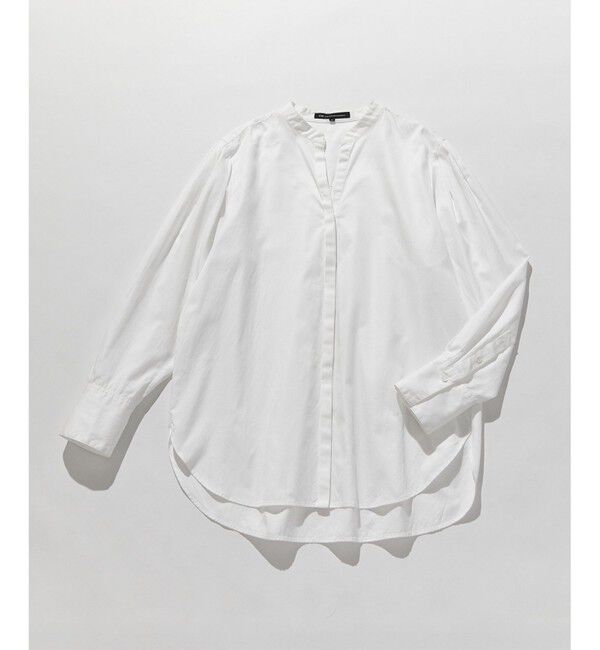 23区「【滝沢眞規子さん着用/mi-molletコラボ/洗える】CANCLINI デザイン シャツ」|シャツ・ブラウス|