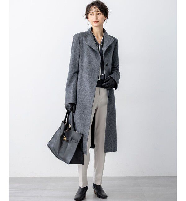 23区「【滝沢眞規子さん着用】レザー ロング グローブ」|手袋|