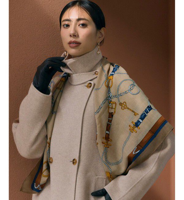 23区「【滝沢眞規子さん着用】レザー ロング グローブ」|手袋|