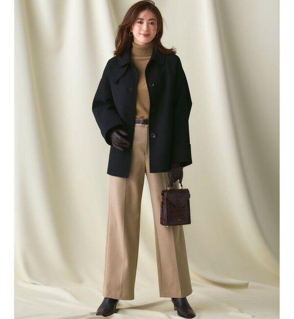 23区「【滝沢眞規子さん着用】レザー ロング グローブ」|手袋|