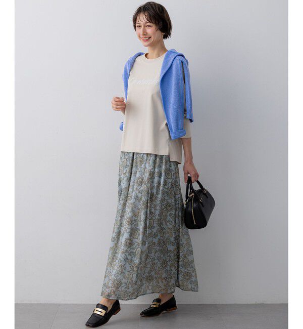 23区「【Oggi掲載】コットンギマ クルーネック ニット」|ニット・セーター|