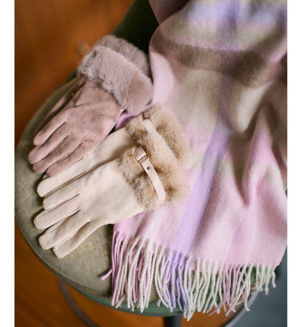 ANY SIS「シャインストーン グローブ」|手袋|