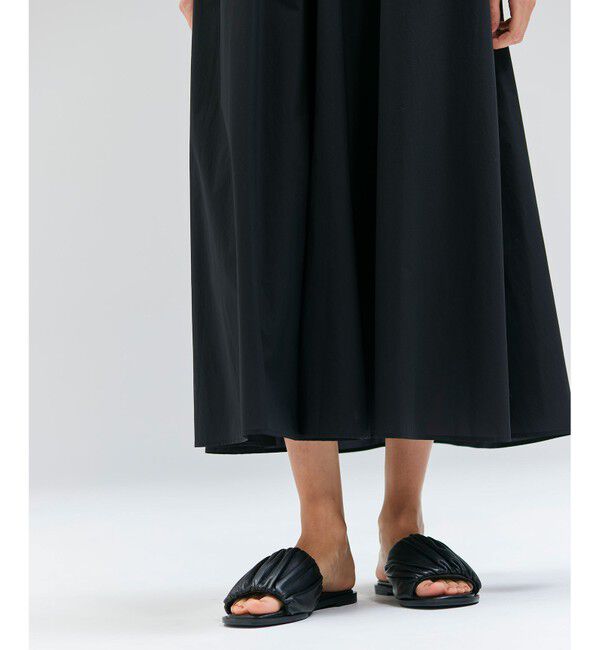 BEIGE,「【洗える/セットアップ対応】SPIGA / ジャージーコンビフレアワンピース」|ワンピース|