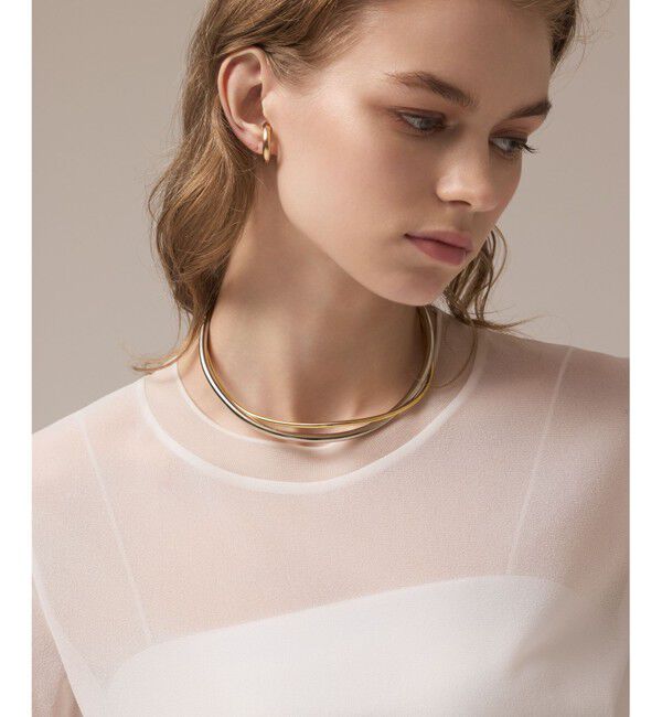 Diagram「ダブルメタルチョーカー」|ネックレス|