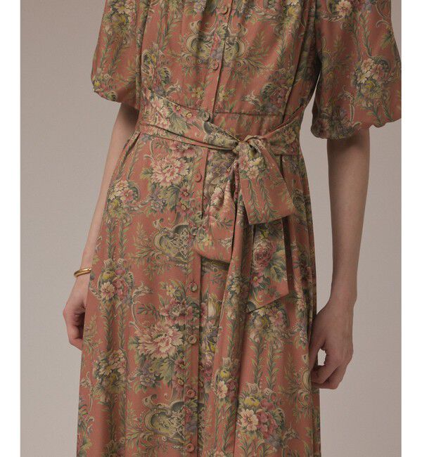 GRACE CONTINENTAL「ヴィンテージフラワープリントワンピース」|ワンピース|