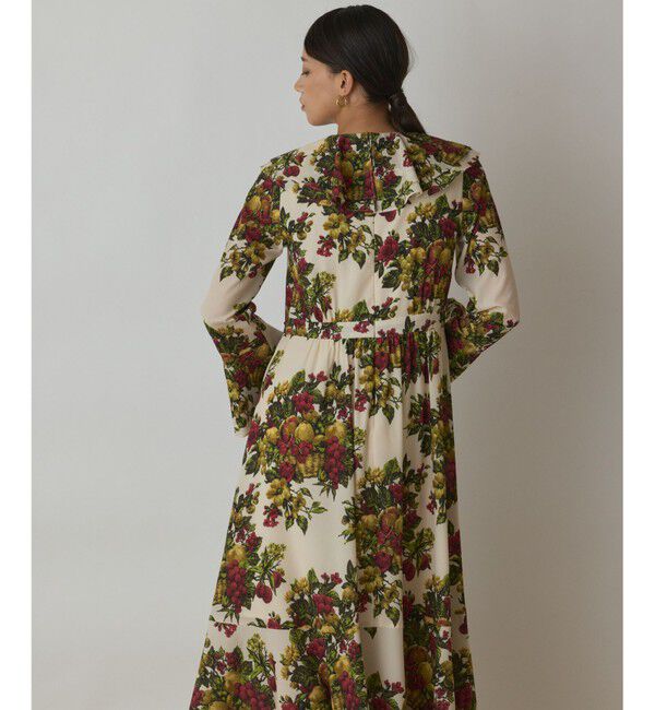 GRACE CONTINENTAL「ボタニカルベリープリントワンピース」|ワンピース|