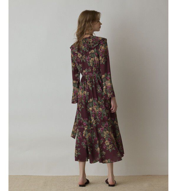 GRACE CONTINENTAL「ボタニカルベリープリントワンピース」|ワンピース|